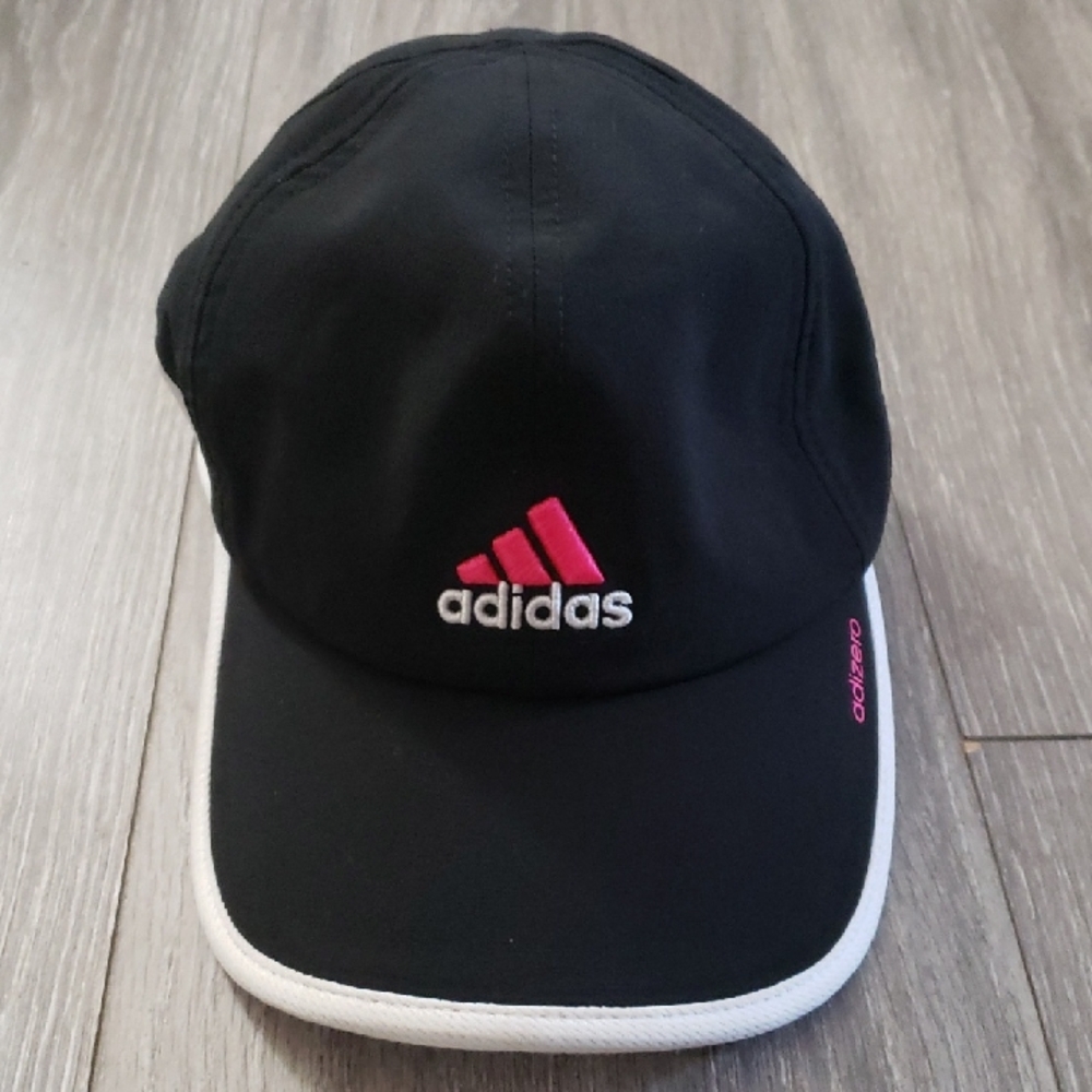 Adidas Black Cap with Pink Logo